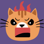 Angry cat emoji