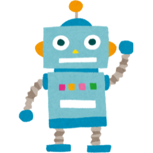 A very retro looking robot, looks like he's from an 80's video game game