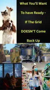 What you'll want to have ready if the grid doesn't come back up